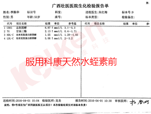 水蛭素、血脂、頸動脈斑塊